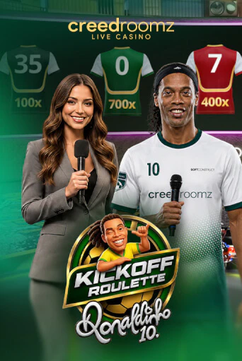 Kickoff Roulette poster in the LEON Casino lobby