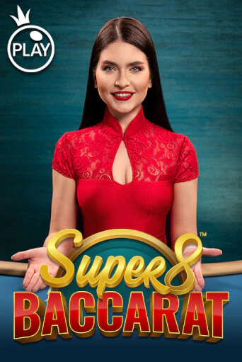 Super 8 Baccarat poster in the LEON Casino lobby